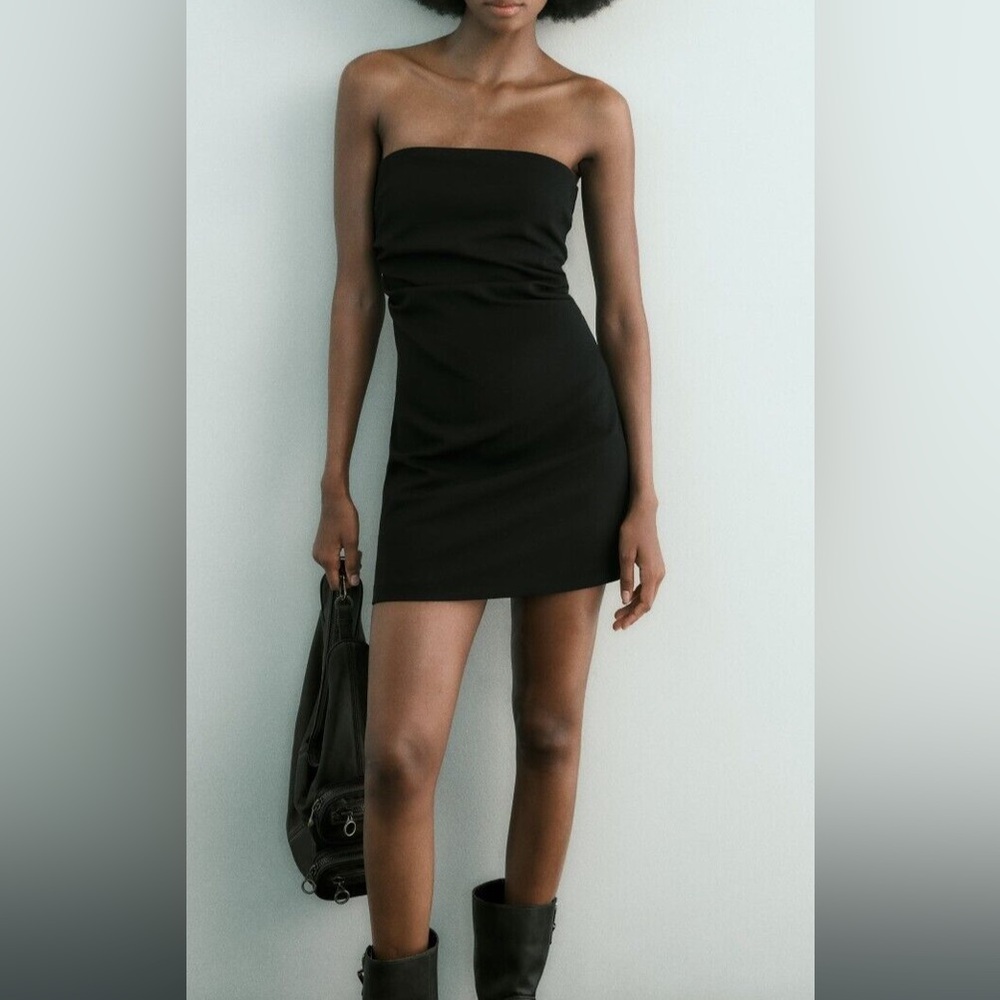 Zara Chic Black Mini Dress